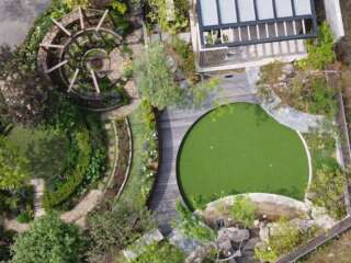 普段は見ることのできない上空からの景色。円にこだわった思いを感じてもらえると思います。